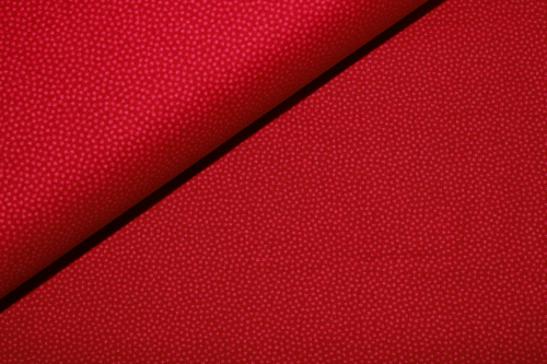 Baumwolle unregelmäßige Pünktchen rot (10 cm)
