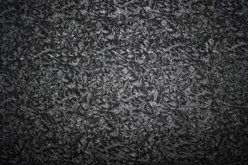 Designerbaumwollstoff Fairy Frost silbermetallic/ schwarz (10 cm)