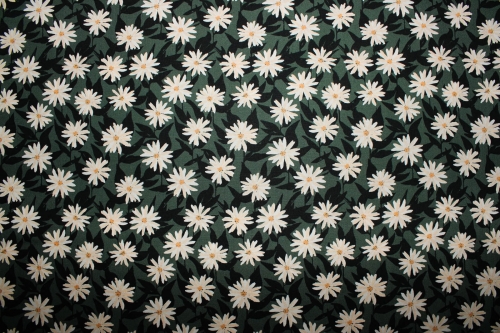 Designerbaumwollstoff "Lila’s Pressed Flowers" (10 cm)