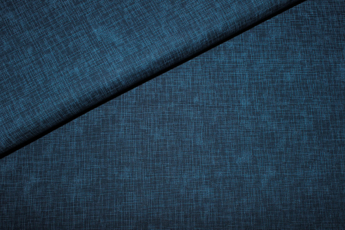 Designerbaumwolle Quilters Linen nachtblau  (10 cm)