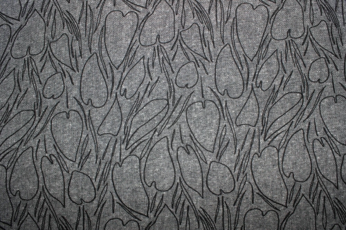Leinen-/ Baumwollgemisch Driftless grey/black (10 cm)