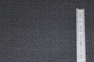 Baumwolle unregelmäßige Pünktchen schwarz/weiß (10 cm)