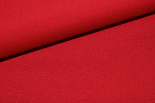 leichte Popeline Hilco dunkleres Rot (10 cm)