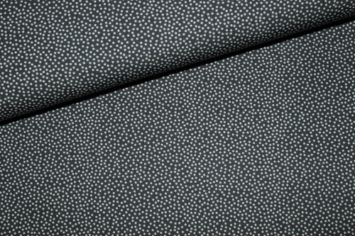 Baumwolle Emilie unregelmäßige Punkte dunkelgrau (10 cm)