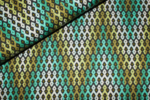 Designerbaumwolle The Wanderer mint (10 cm)