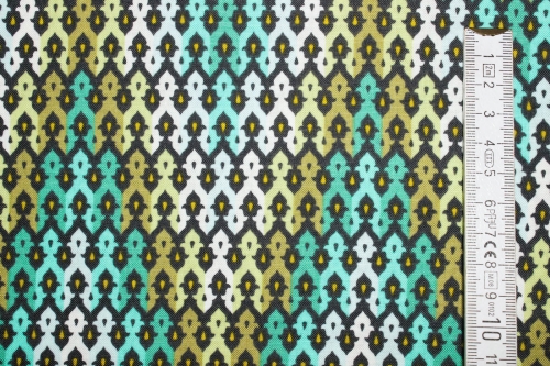 Designerbaumwolle The Wanderer mint (10 cm)