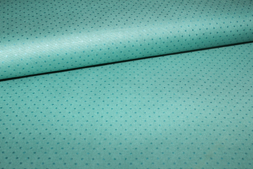 Designerbaumwolle Punkte gedecktes mint (10 cm)