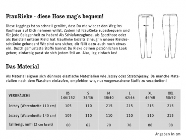 Schnittmuster FrauRieke