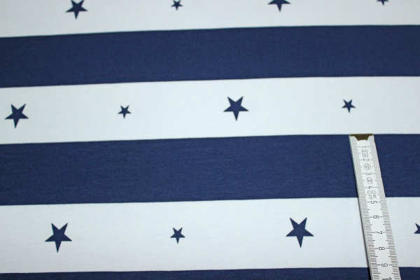 Jersey Navy White Star  (10 cm)