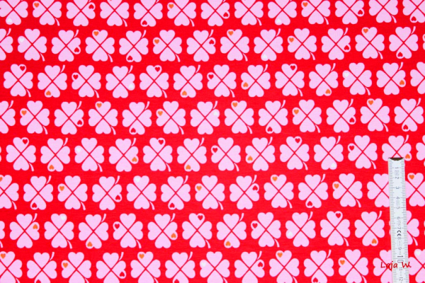 Jersey Klee byGraziela rot/rosa (10 cm)