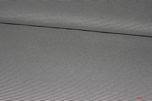 Viskose-Jersey Stripes grau/weiß  (10 cm)