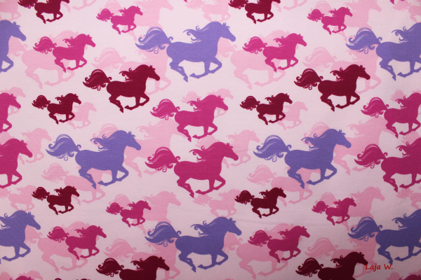 Jersey Pferde rosa (10 cm)