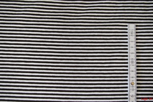 Jersey schwarz/weiß (10 cm)