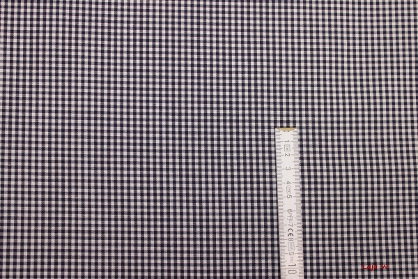 Baumwolle Vichy Mini dunkelblau (10 cm)