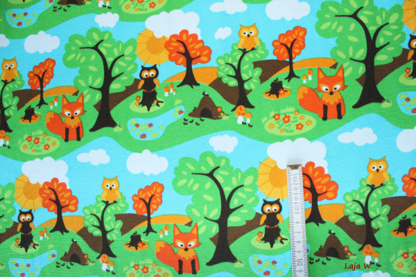 Stretch-Jersey Little Wood (10 cm)