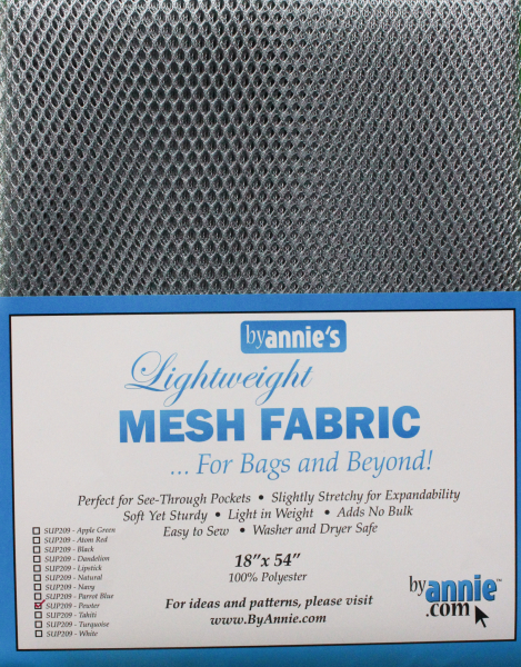 Netzstoff/ Lightweight Mesh Fabric by Annie's grau