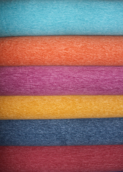 Fleece leichte Qualität senf-meliert (10 cm)