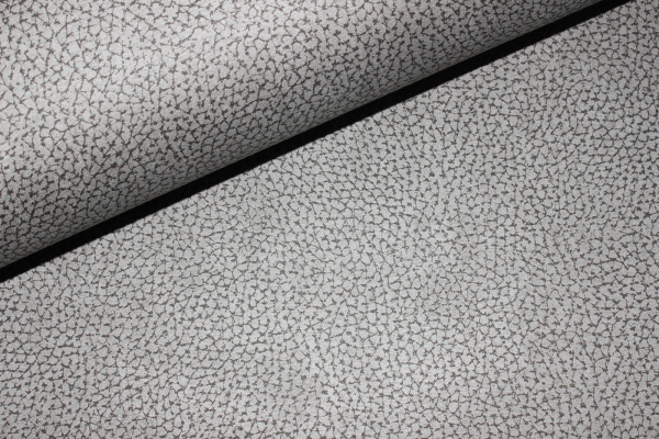 Taschenstoff Lederoptik hellgrau (10 cm)