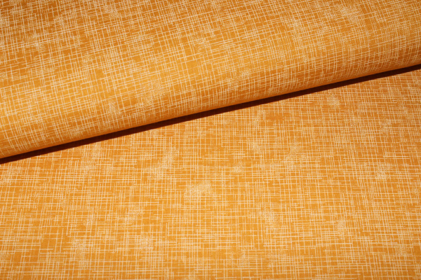 Designerbaumwolle Quilters Linen senf  (10 cm)