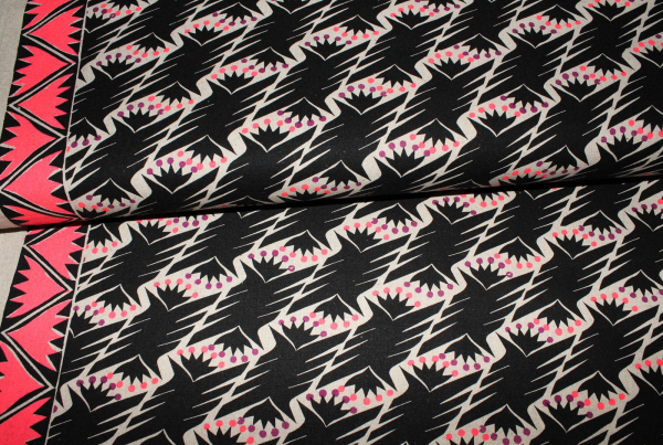 Baumwoll/Leinengemisch Kokka Fabric Caravan (10 cm)