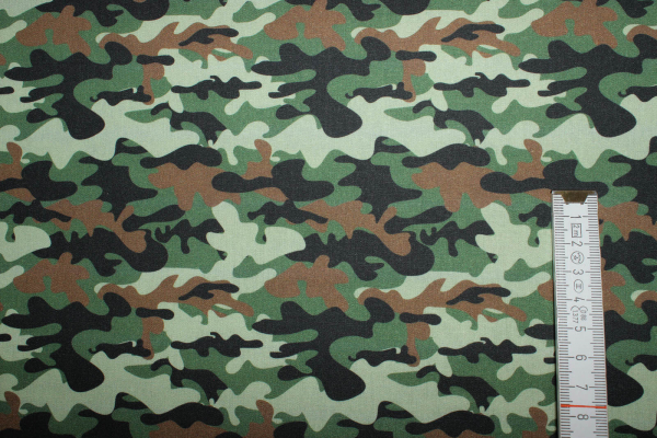 Baumwollstoff Camouflage (10 cm)