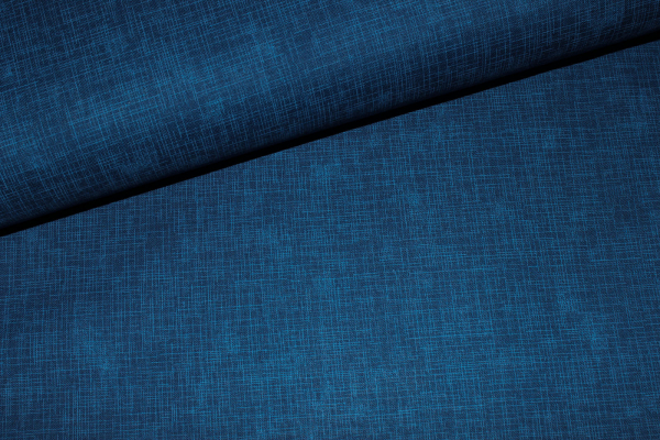 Designerbaumwolle Quilters Linen dunkelblau  (10 cm)