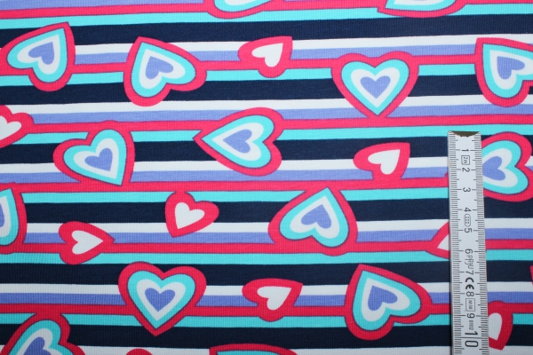 Jersey Hearts and Stripes (10 cm)
