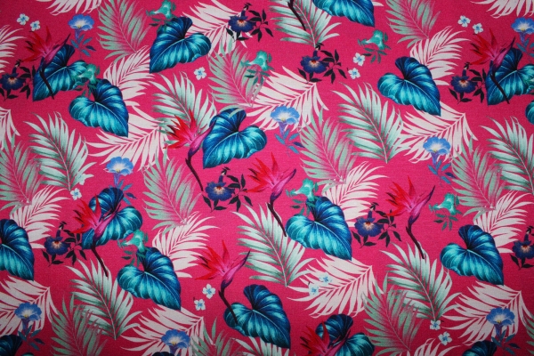 Viskosejersey Fedelia pink (10 cm)