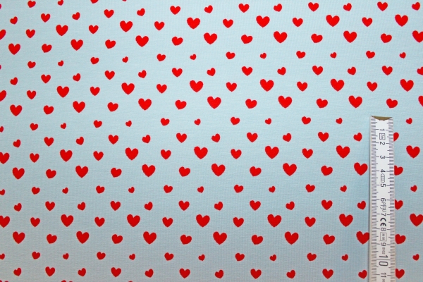 Jersey Painted Hearts grau (10 cm)