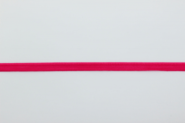 Paspelband elastisch pink (1 m)