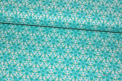 Baumwolle Julia Mandala petrol/grün  (10 cm)