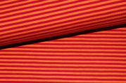 Jersey Ringel orange/rot (10 cm)