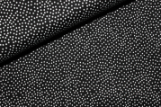 Designerbaumwolle Garden Pindot schwarz/weiß (10 cm)