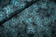 Designer-Baumwollstoff Urchin blau (10 cm)