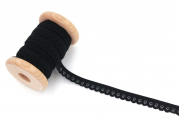 Ziergummi, Wäschegummi schwarz (1 m)