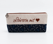 Mäppchen, Stiftemäppchen Lehrerin mit ❤
